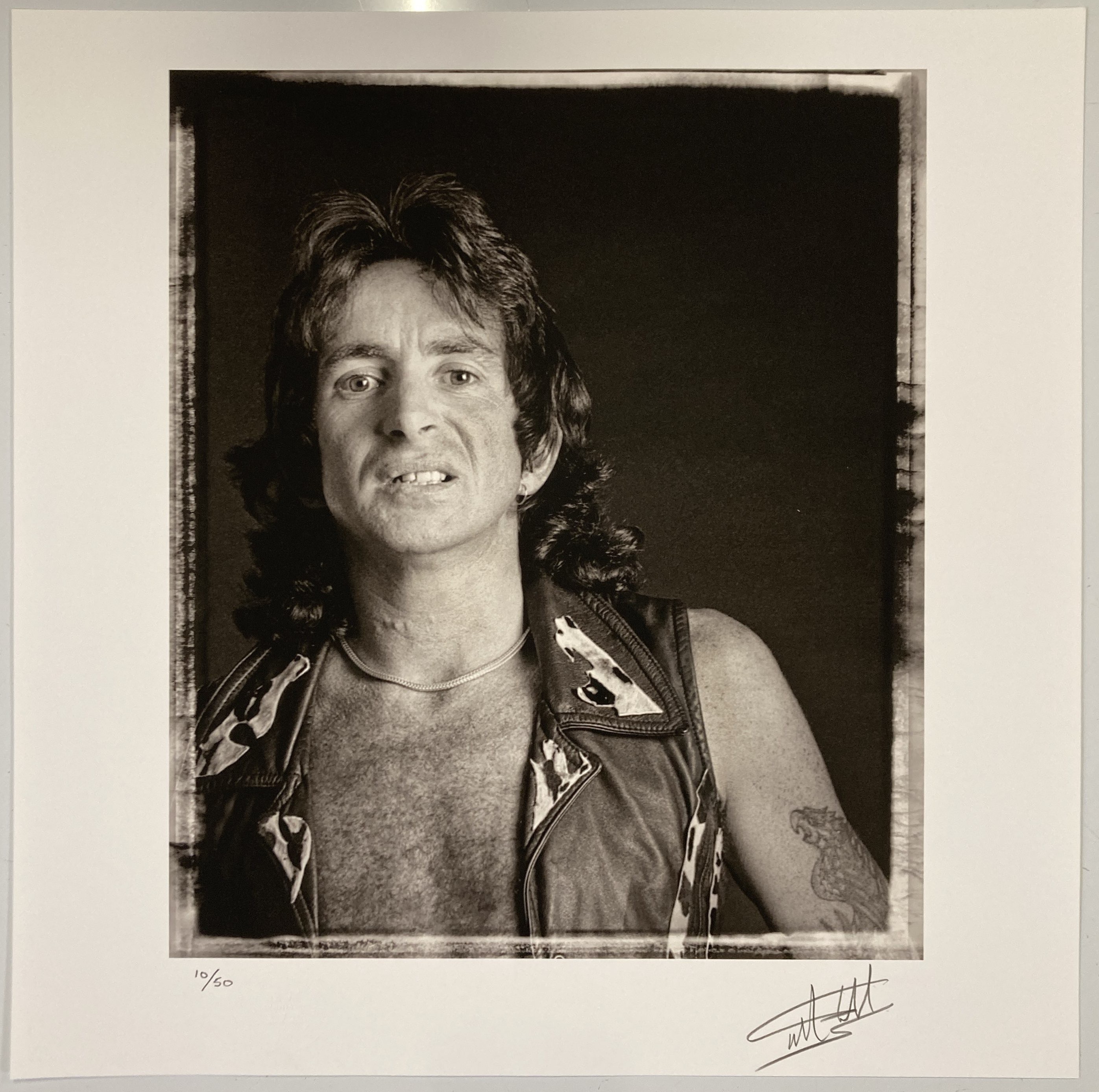 Lot 199 - AC/DC - BON SCOTT - LIMITED EDITION PHOTO