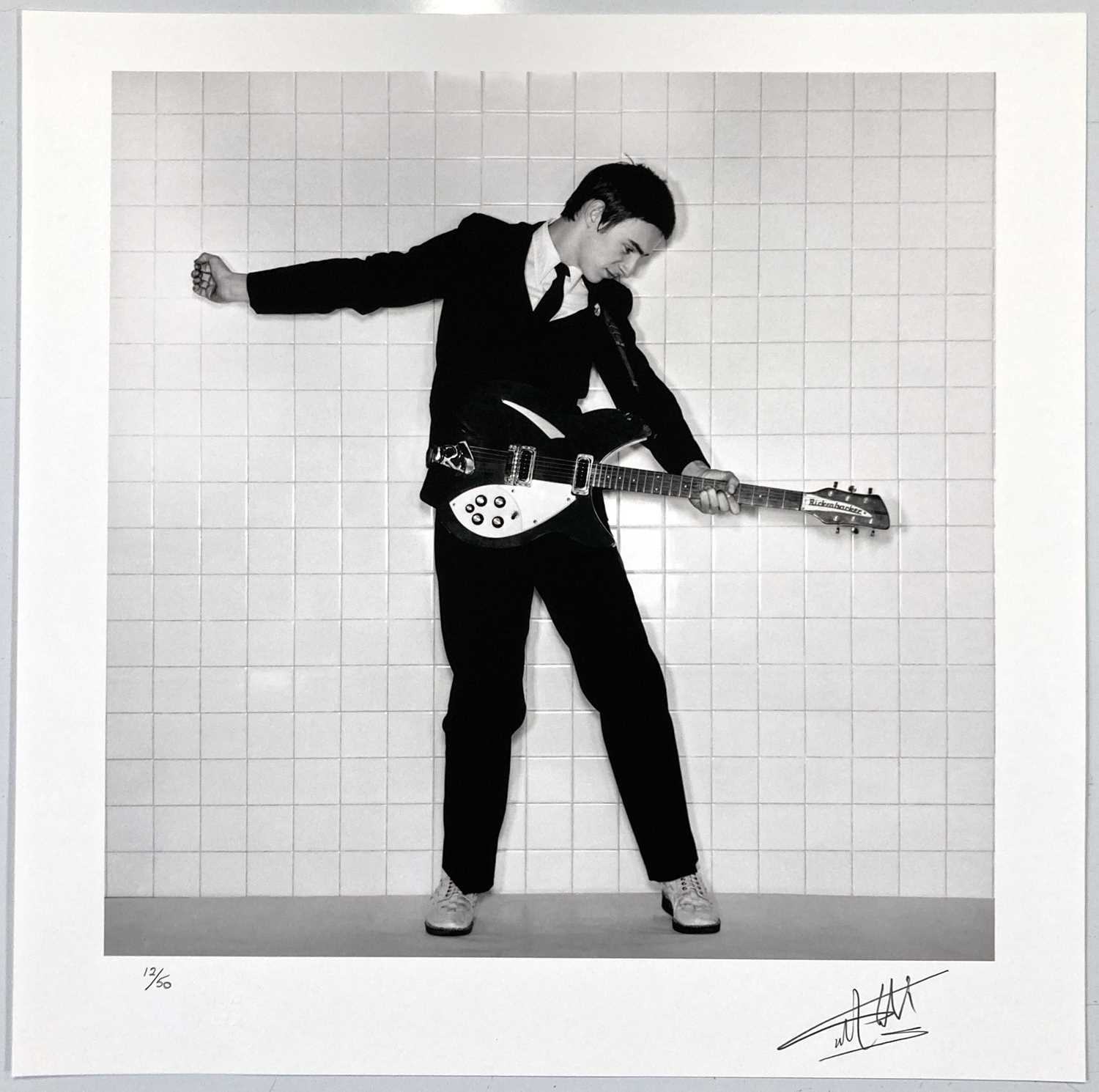 Lot 378 - THE JAM - LIMITED EDITION SIGNED PHOTO PRINT BY MARTYN GODDARD.