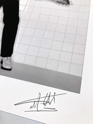 Lot 378 - THE JAM - LIMITED EDITION SIGNED PHOTO PRINT BY MARTYN GODDARD.
