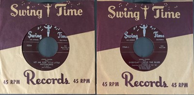 Lot 262 - LOWELL FULSON - SWING TIME RECORDS 7" BUNDLE (ORIGINAL US COPIES)