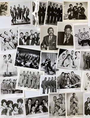 Lot 323 - DOO WOP ARTISTS - REPRINTS OF PRESS PHOTOS - FATS DOMINO SIGNED.