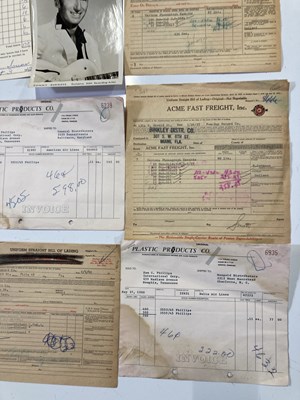 Lot 324 - SUN RECORDS / ROCK N ROLL HISTORY - DOCUMENTS RELATING TO SUN / SELECT-O-HITS.