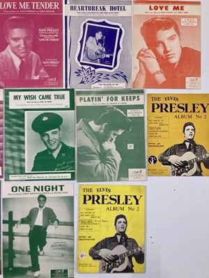 Lot 328 - ELVIS PRESLEY - SHEET MUSIC AND SONGBOOKS.