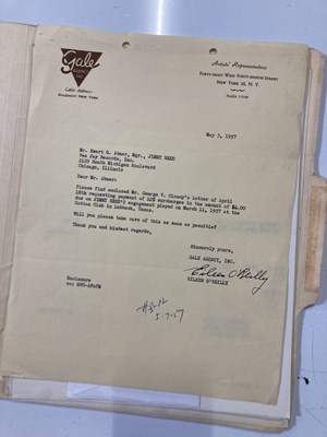 Lot 329 - ROCK AND ROLL MEMORABILIA - ORIGINAL RECORDING CONTRACTS AND DOCUMENTS.