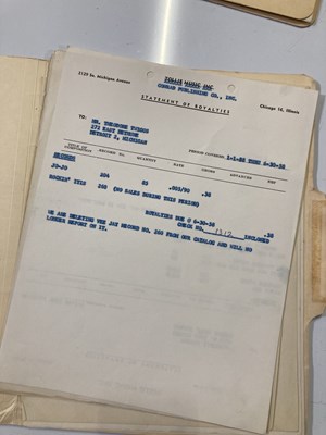 Lot 329 - ROCK AND ROLL MEMORABILIA - ORIGINAL RECORDING CONTRACTS AND DOCUMENTS.