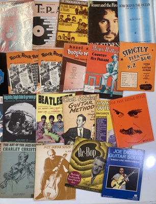 Lot 114 - ROCK AND ROLL - POP MUSIC- SHEET MUSIC AND MUSIC BOOKS.