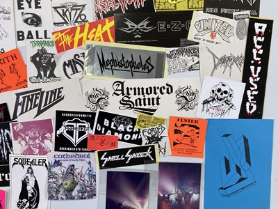 Lot 100 - ROCK/PUNK/METAL MERCHANDISE & EPHEMERA.