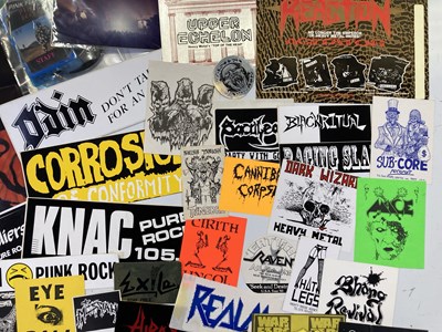 Lot 100 - ROCK/PUNK/METAL MERCHANDISE & EPHEMERA.