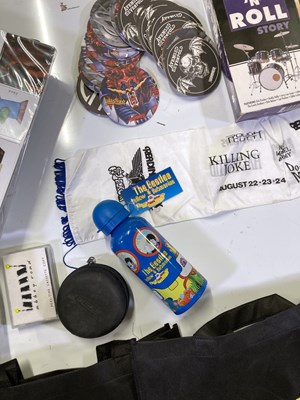 Lot 100 - ROCK/PUNK/METAL MERCHANDISE & EPHEMERA.