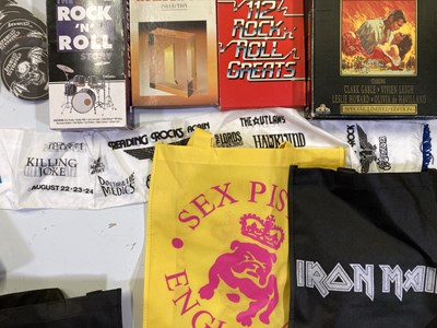 Lot 100 - ROCK/PUNK/METAL MERCHANDISE & EPHEMERA.