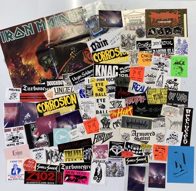 Lot 100 - ROCK/PUNK/METAL MERCHANDISE & EPHEMERA.