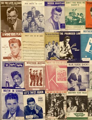 Lot 116 - SHEET MUSIC ARCHIVE - ROCK AND ROLL / DOO WOP / R&B.