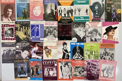 Lot 117 - SHEET MUSIC COLLECTION - 1970S/1980S ROCK AND POP.