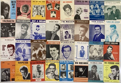 Lot 118 - SHEET MUSIC ARCHIVE - 50S / 60S TITLES.