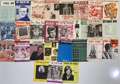 Lot 118 - SHEET MUSIC ARCHIVE - 50S / 60S TITLES.