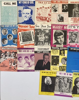 Lot 118 - SHEET MUSIC ARCHIVE - 50S / 60S TITLES.