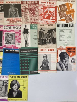 Lot 118 - SHEET MUSIC ARCHIVE - 50S / 60S TITLES.