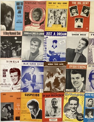 Lot 118 - SHEET MUSIC ARCHIVE - 50S / 60S TITLES.