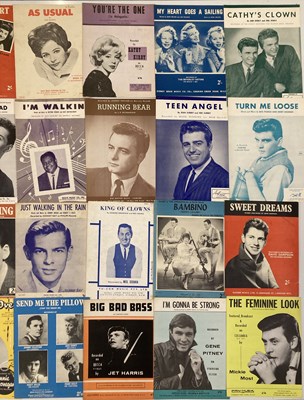 Lot 118 - SHEET MUSIC ARCHIVE - 50S / 60S TITLES.