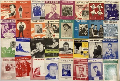 Lot 118 - SHEET MUSIC ARCHIVE - 50S / 60S TITLES.