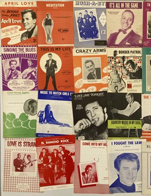 Lot 118 - SHEET MUSIC ARCHIVE - 50S / 60S TITLES.