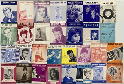 Lot 118 - SHEET MUSIC ARCHIVE - 50S / 60S TITLES.