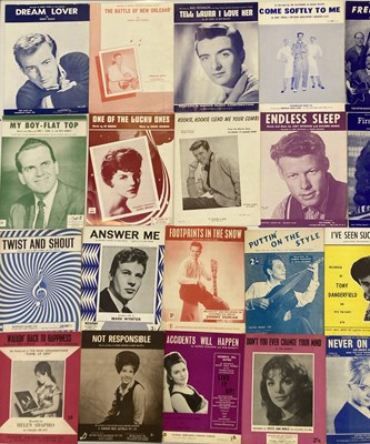 Lot 118 - SHEET MUSIC ARCHIVE - 50S / 60S TITLES.