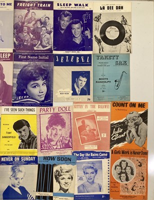 Lot 118 - SHEET MUSIC ARCHIVE - 50S / 60S TITLES.