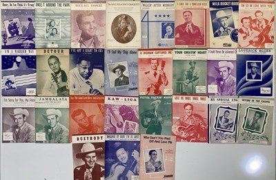 Lot 125 - SHEET MUSIC ARCHIVE - US ROCK AND ROLL AND COUNTRY.