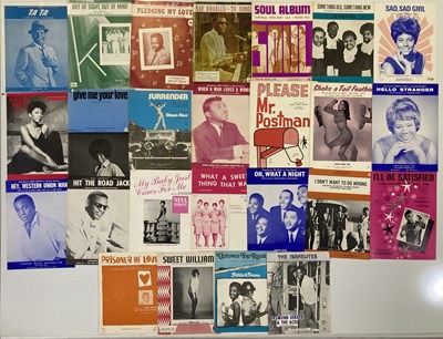 Lot 126 - SHEET MUSIC COLLECTION - SOUL, BLUES ETC.