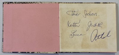 Lot 391 - AUTOGRAPH BOOK INC BEATLES SIGNATURES LIKELY BY ASPINALL.