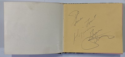 Lot 391 - AUTOGRAPH BOOK INC BEATLES SIGNATURES LIKELY BY ASPINALL.