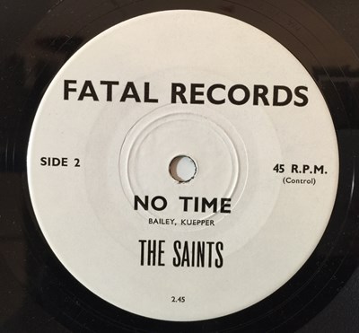 Lot 758 - The Saints - (I'm) Stranded 7" (Original Australian Release - Fatal Records, With Bio Press Releases)
