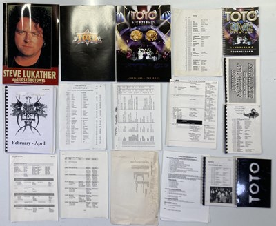 Lot 130 - TOTO - TOUR CLOTHING AND EPHEMERA.