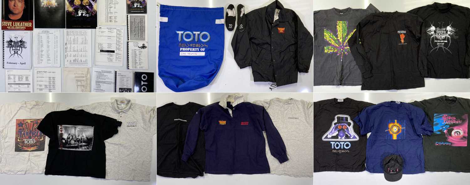 Lot 130 - TOTO - TOUR CLOTHING AND EPHEMERA.