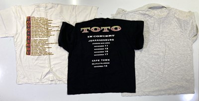 Lot 130 - TOTO - TOUR CLOTHING AND EPHEMERA.