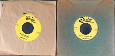 Lot 287 - LINK DAVIS - STARDAY RECORDS 7" RARITIES