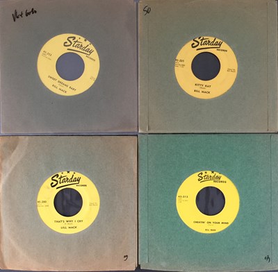 Lot 289 - BILL MACK - STARDAY RECORDS 7" RARITIES PACK