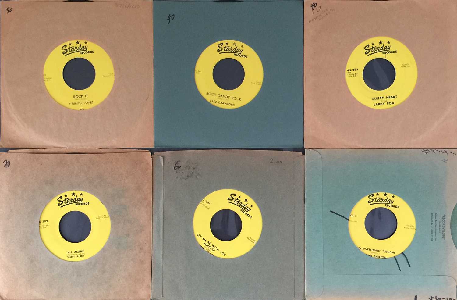 Lot 291 - STARDAY RECORDS - 7" PACK