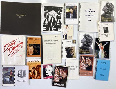 Lot 136 - TOUR AND CONCERT CLOTHING AND EPHEMERA - FEMALE STARS INC TINA TURNER.