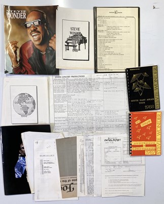 Lot 138 - STEVIE WONDER - TOUR CLOTHING AND EPHEMERA.