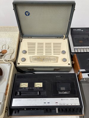 Lot 74 - PORTABLE REEL TO REELS, RADIOS & HIFI