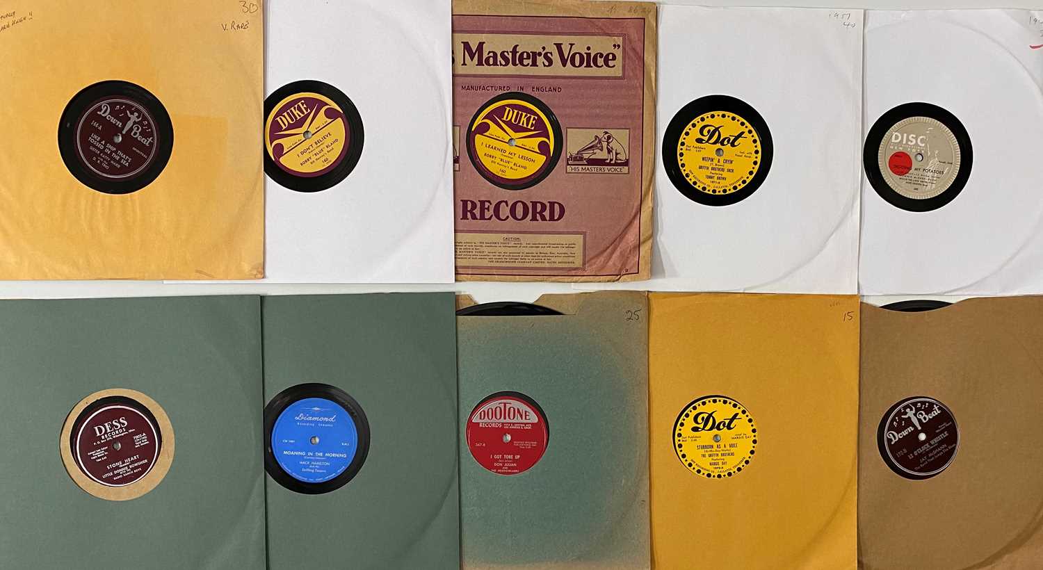 Lot 312 - ROCK N ROLL/ ROCKABILLY/ BLUES/ R&B - 78RPM