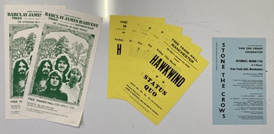 Lot 160 - ORIGINAL 1970S HANDBILLS - HAWKWIND / STONE THE CROWS.