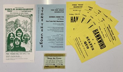 Lot 161 - ORIGINAL 1970S HANDBILLS - HAWKWIND / STONE THE CROWS.