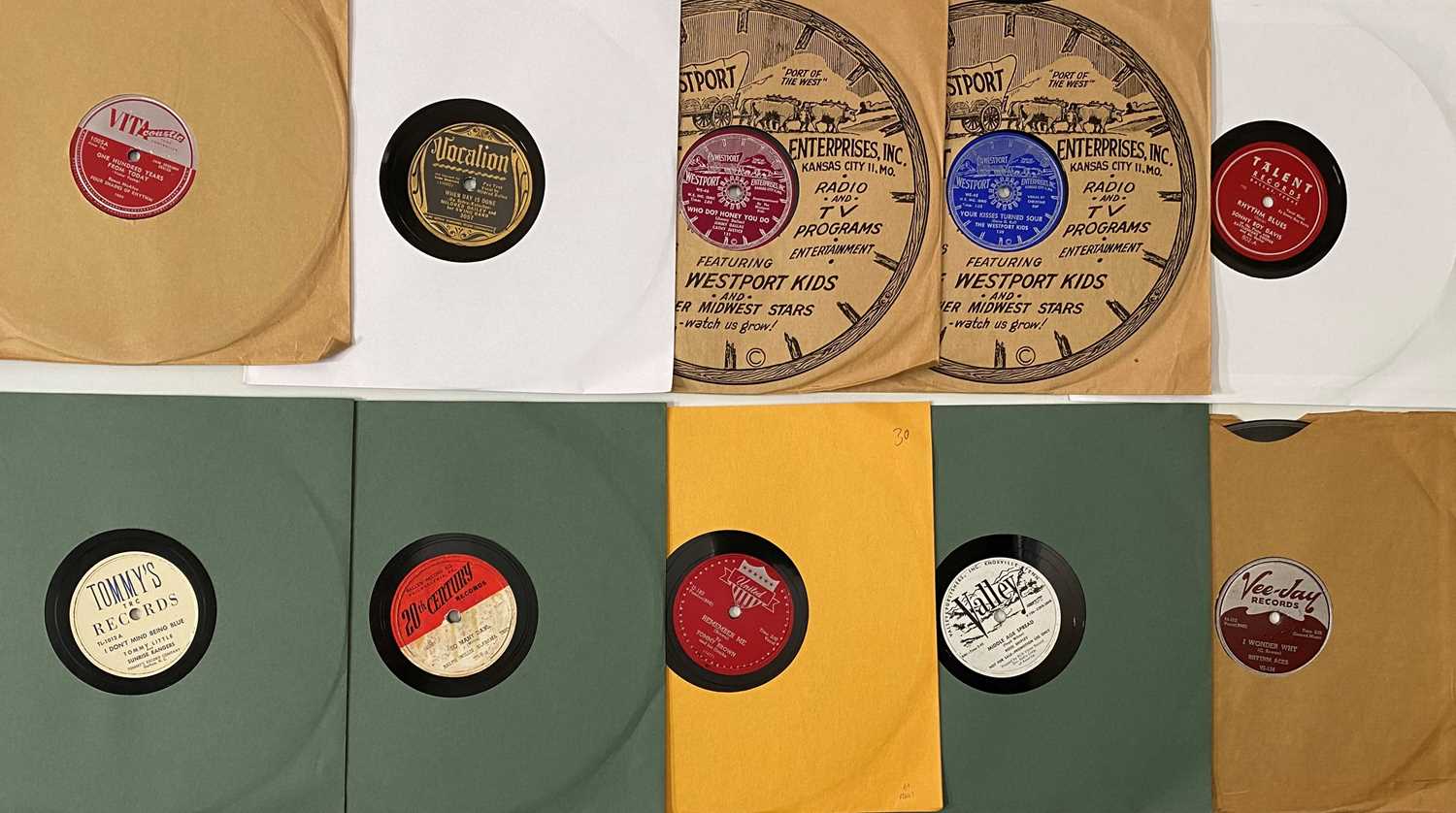 Shellac Label Print Lot 326 - S/W LABELS - 78RPM SHELLAC PACK