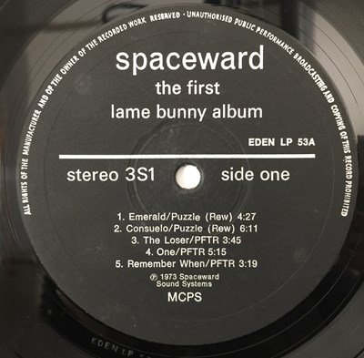 Lot 114 - THE FIRST LAME BUNNY ALBUM (SPACEWARD STUDIOS LP EDEN LP 53).