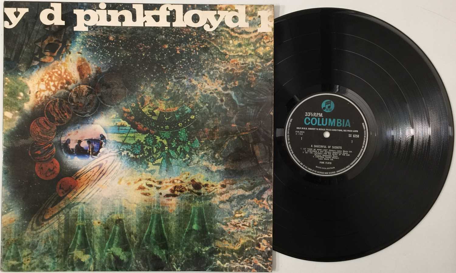 Lot 116 - PINK FLOYD - A SAUCERFUL OF SECRETS LP (ORIGINAL UK MONO PRESSING - COLUMBIA SX 6258).