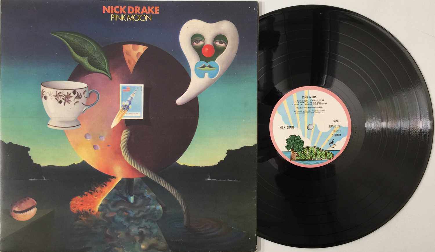 Lot 119 - NICK DRAKE - PINK MOON LP (ORIGINAL UK COPY - ISLAND ILPS 9184)