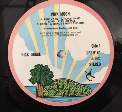 Lot 119 - NICK DRAKE - PINK MOON LP (ORIGINAL UK COPY - ISLAND ILPS 9184)